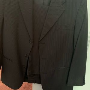 Boys pin striped suit